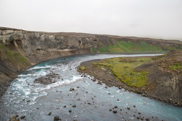 Gullfoss in Iceland during Spring