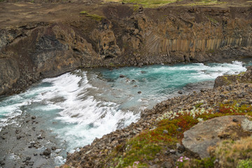 Fototapeta na wymiar Gullfoss in Iceland during Spring