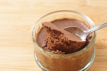 mousse au chocolat vegan