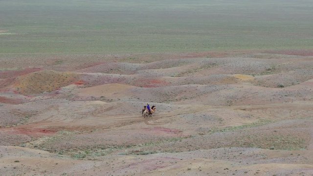 yor canyon in Mongolia colorful canyon