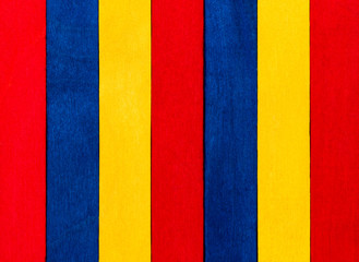 red blue and yellow colour wood texture background