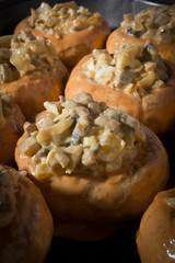 Homemade Sausage Stuffed Mushrooms