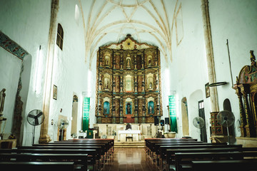 Obraz premium Convent of San Bernardino of Siena, Valladolid, Mexico