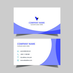 Modern creative business card design template