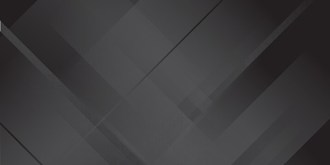 Obraz premium Black dark line rectangle gradient geometric abstract background for banner, flyer, business card design