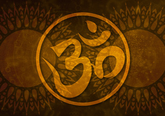 Ohm Ganesha Sign Pattern Background , Hindu god