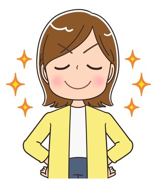 女性 マンガ アニメ 主婦 イラスト かわいい カジュアル