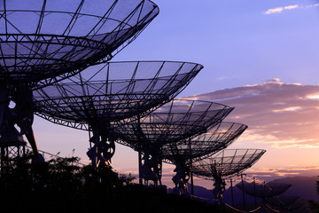 Radio Telescope at Astronomical Observatory, Beijing, China