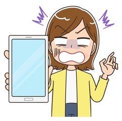 女性 マンガ アニメ 主婦 イラスト かわいい カジュアル