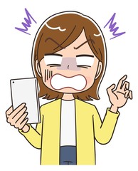 女性 マンガ アニメ 主婦 イラスト かわいい カジュアル