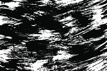 EPS 10 vector. Brush stroke black drawing. Good template.