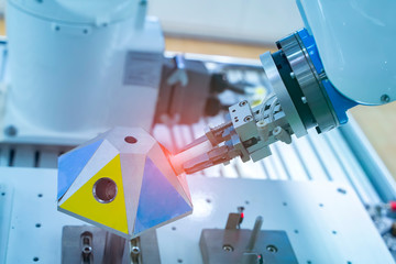 robotic pneumatic input to robot handle grip handle