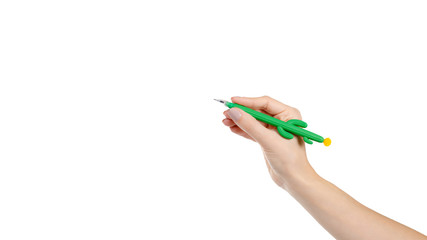 Cactus shape pen, fun school tool for kids.