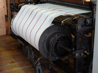 Old fashion of loom machine