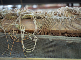 Old fashion of loom machine
