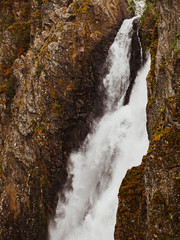 Voringsfossen waterfall, Mabodalen canyon Norway