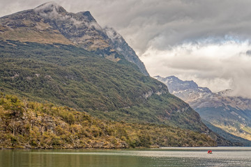 Argentina - picturesque landscapes with the Andes in the background.