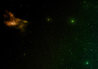 Small part of an infinite star field.