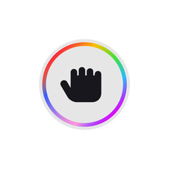 Hold Hand -  Modern App Button