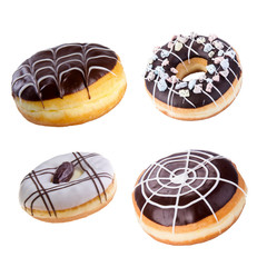 donut or donut isolated on white background new.
