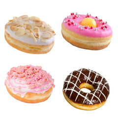 donut or donut isolated on white background new.