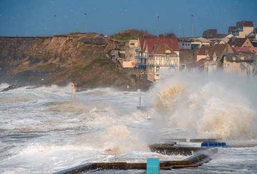 big storm in the north of France