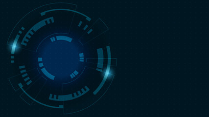 Abstract Digital Technology Cycle background.Business growth transformation Successful financial.