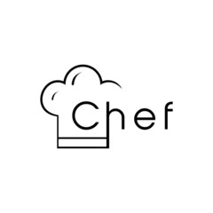 Vector illustration of a logo icon about chef.