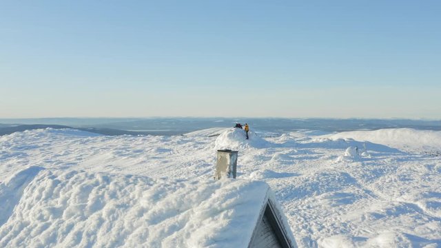 house covered in snow Trysil Norway
