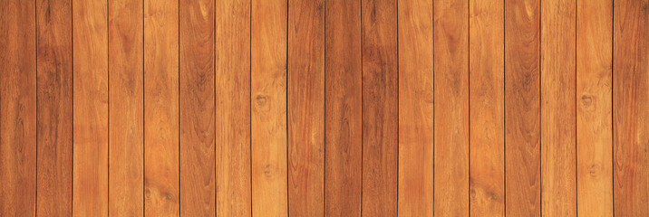 Panorama big file of rustic teak wood wall background for wooden design purpose