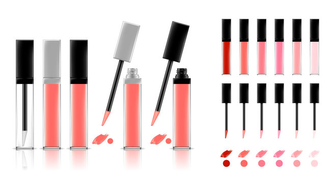 Download Free Lip Gloss Tube Stock Photos And Royalty Free Images Vectors And Illustrations Adobe Stock PSD Mockup Template