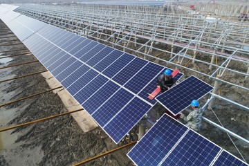 Aerial shooting of China's rural production and life scenes