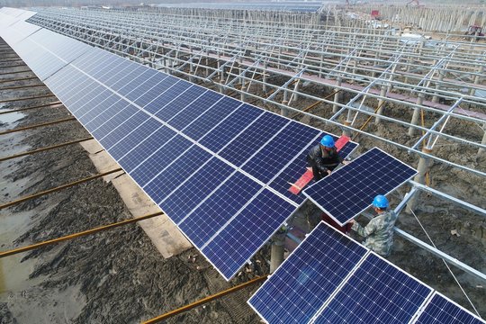 Aerial shooting of China's rural production and life scenes