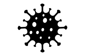 infection of corona virus icon