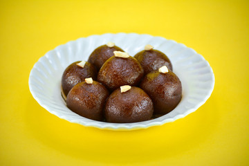 Indian Dessert or Sweet Dish Gulab Jamun