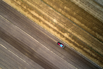 Aerial shooting of China's rural production and life scenes