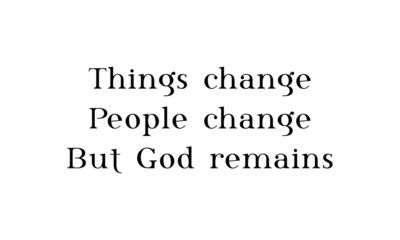 Obraz premium Christian Quote, motivational quote of life