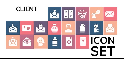 client icon set