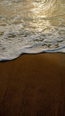 waves on the beach