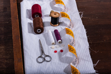 view of a tailored suit from a tailor in his studio