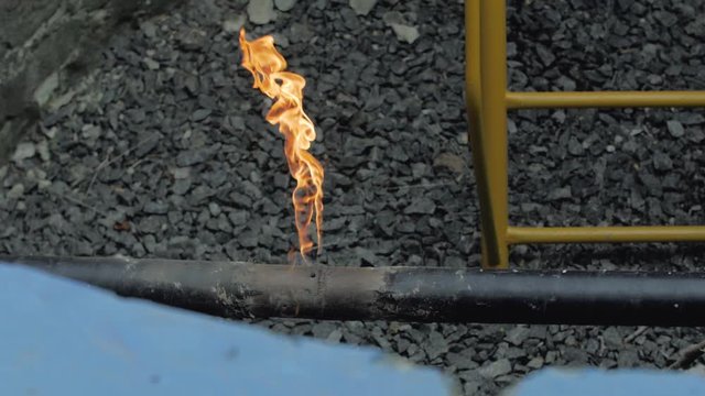 Gas leak flame old pipeline accident flammable fire danger