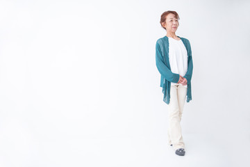 元気な中高年の女性