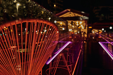 bridge at night