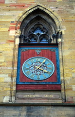 Uhr am Münster von Colmar
