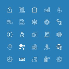 Editable 25 tax icons for web and mobile
