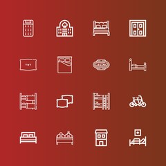 Editable 16 double icons for web and mobile