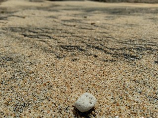 Sand and the rock natural background