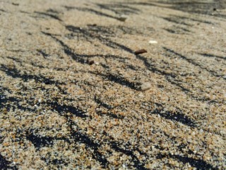 Sand and the rock natural background