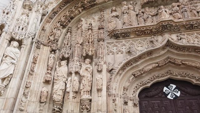Gothic church of the convent of San Pablo, Valladolid, Spain
