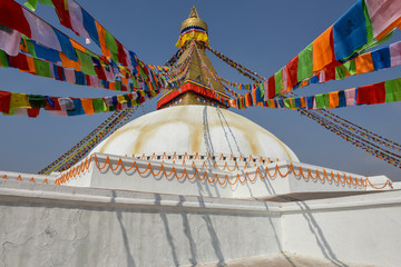 The stupa of Bodhnath in Kathmandu, Nepal